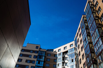 Fototapeta premium modern building with sky