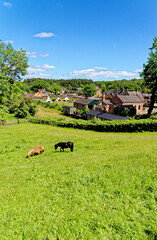 The colliery houses in the pit village at Beamish Village