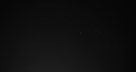 Fine particles flying around against dark background