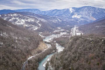 view from the top of the mountain