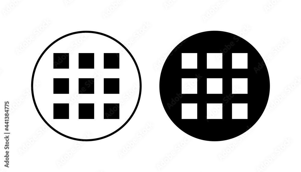 Wall mural menu icon set. web menu icon. hamburger menu symbol