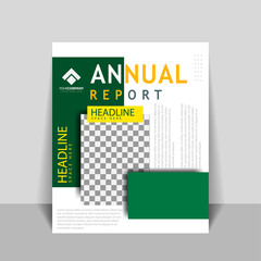Cover designs for annual reports and business catalogs