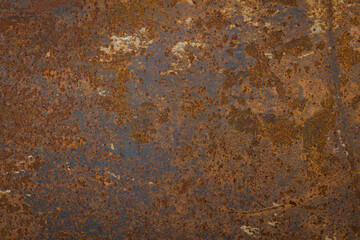 Grunge rusted metal texture, rust, and oxidized metal background. Old metal iron panel