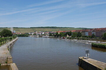 Main und Weinberge in Würzburg