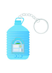 Obraz premium Water Jug Keychain