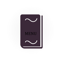 Menu icon on white background, vector illustration