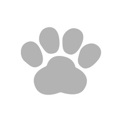 Obraz na płótnie Canvas beast footprint icon on white background, vector illustration