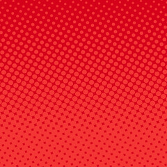 Red halftone comic vector background