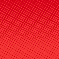 Red halftone comic vector background