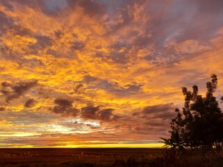 brazil, por do sol, sky