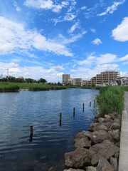 東京の空と水辺
