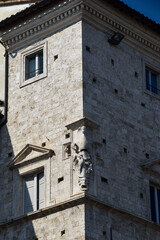 Fototapeta na wymiar Tolentino historical building in Italy