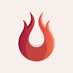 Fire Drop Creative Business Logo Design
