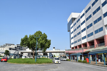 Fototapeta na wymiar Suburban area of Yokohama City, Kanagawa Prefecture, Japan