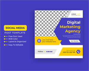 Modern Creative Business agency social media post Sale cover page timeline web ad banner template design