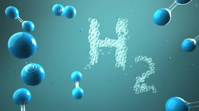 4k Video H2 Molecule. Prores 4444