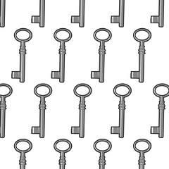 Graphic key pattern for your design and background