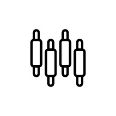 Graph in Watch Trade Trading Outline Icon, Logo, and illustration