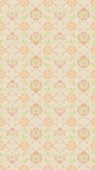 seamless pattern with flowers