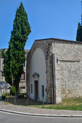 Churches and buildings in Ascoli Piceno in Italy