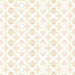 seamless pattern with flowers
