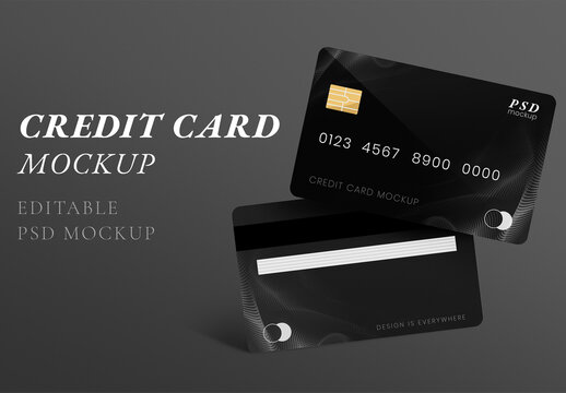 Luxury Credit Card Mockup