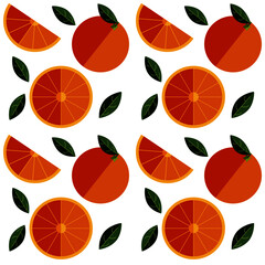 seamless pattern with oranges - 441408954