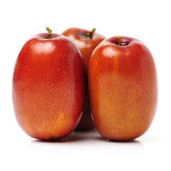 jujube or chinese date on white background