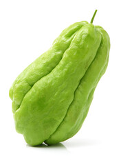 Chayote on a white background