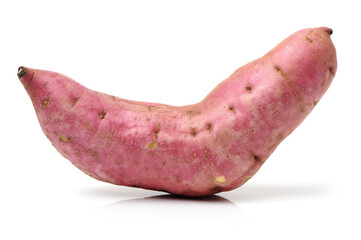 sweet potato on the white background