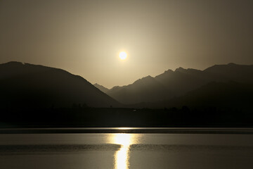 Sonnenaufgang am Forggensee