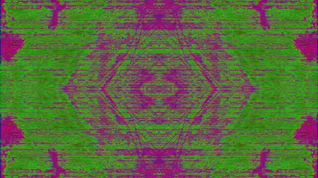 Kaleidoscope ornamental futuristic dreamy glittering background.