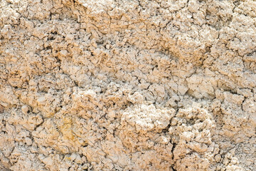 The texture of clay. Dry clay texture background.