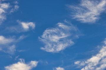 View of Cloudscape during a colorful and sunny spring day. Taken on the West Coast of British...