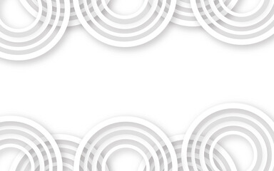 abstract background with circles.abstract white geometric circle background.