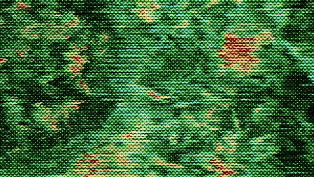 Surrealistic glitch shiny texture. Broken tv concept.