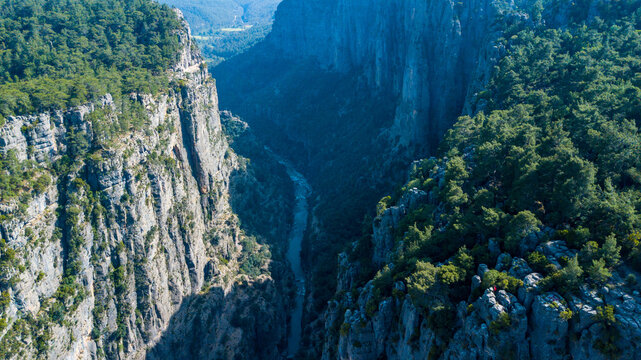 Aerial view of the canyon - Powered by Adobe