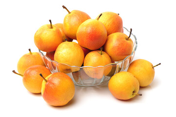 nanguo pear on white background