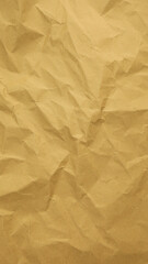 Recycle Paper Texture background. Crumpled Old kraft paper abstract shape background with space Yellow crumpled paper for text high resolution.