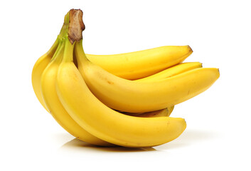 bananas isolated on white