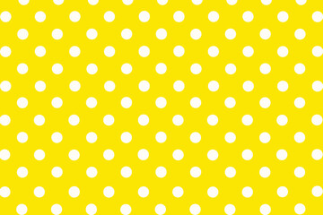background with dots, pattern, seamless polka pattern, yellow polka dots background, dotted background - obrazy, fototapety, plakaty