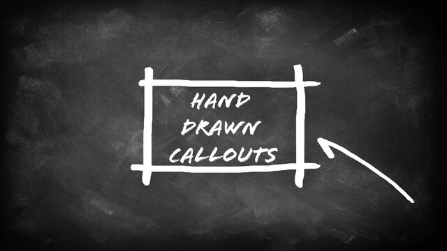 Hand Drawn Line Callouts