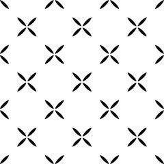 
floral seamless pattern background.Geometric ornament for wallpapers and backgrounds. Black and white pattern. 