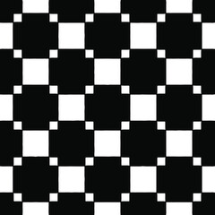 
floral seamless pattern background.Geometric ornament for wallpapers and backgrounds. Black and white pattern. 