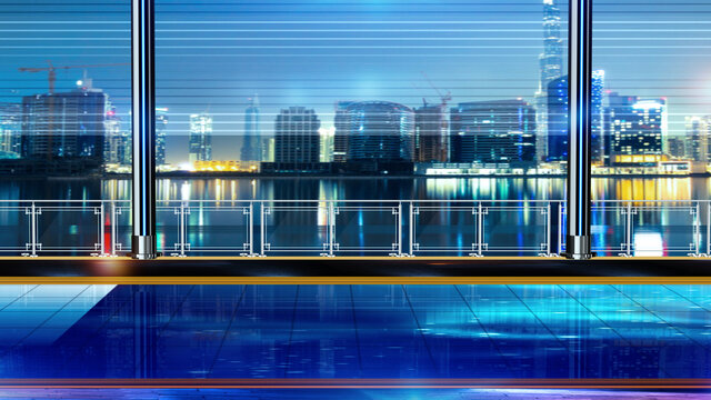 3D rendering background is perfect for any type of news or information presentation. The background features a stylish and clean layout 