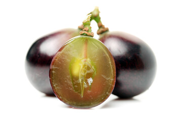 grape on white background 