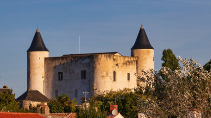 Château sur l'île de Noirmoutier en Vendée