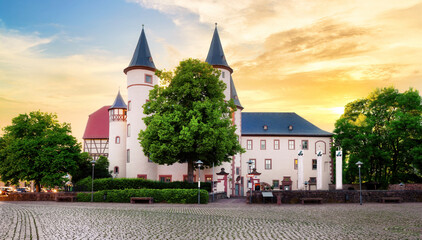 Snow White - Castle in Lohr am Main in the Spessart Mountains, Bavaria. - Schneewittchen - Schloss...