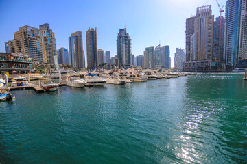 Fototapeta na wymiar Dubai Marina - Dubai - Vereinigte Arabische Emirate