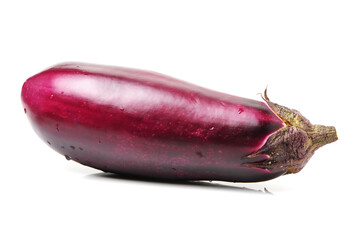 eggplant isolated on white background 